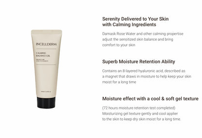 INCELLDERM CALMING BALANCE GEL