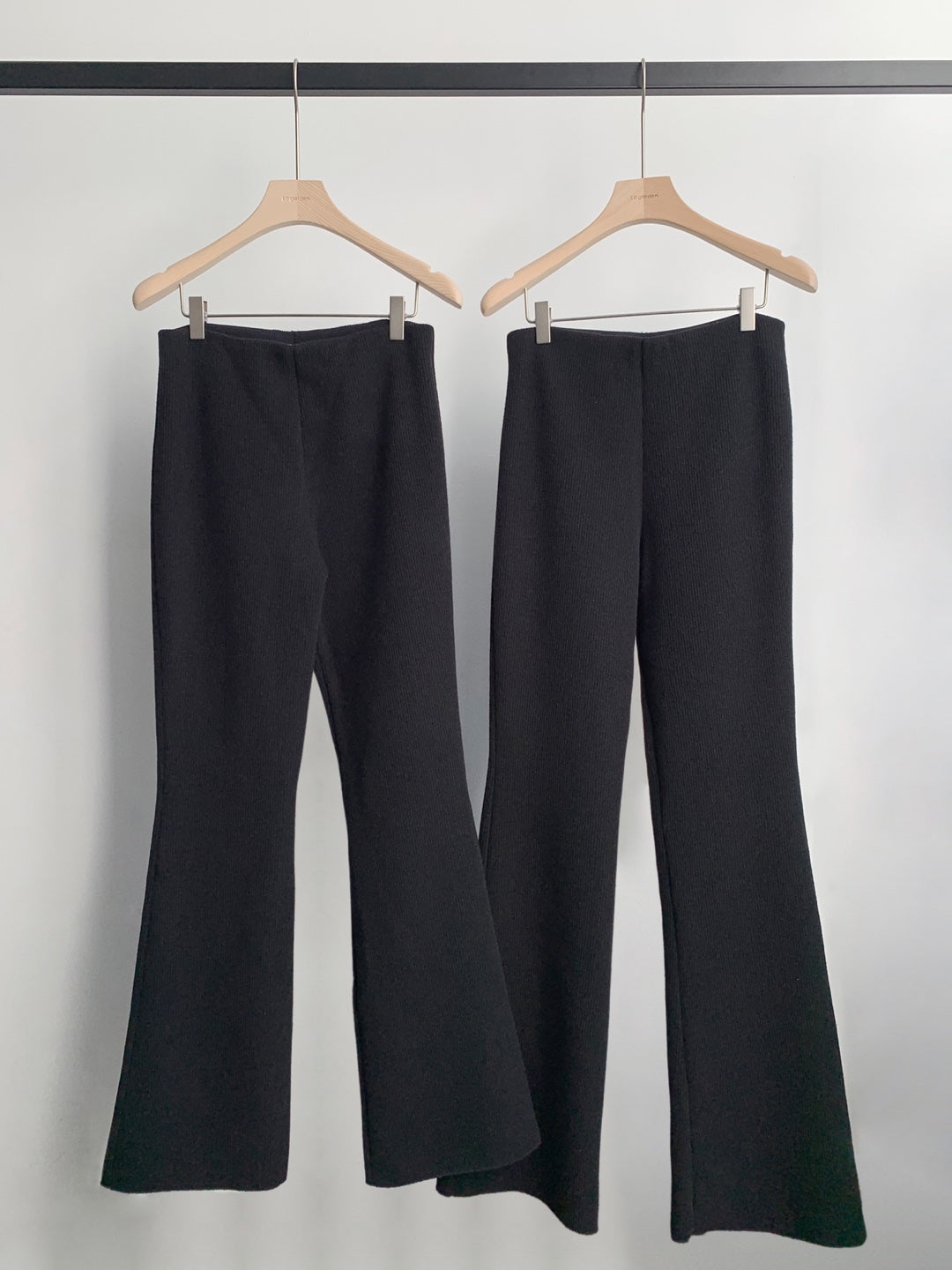 Mink Fleece Lined Knit Pants up