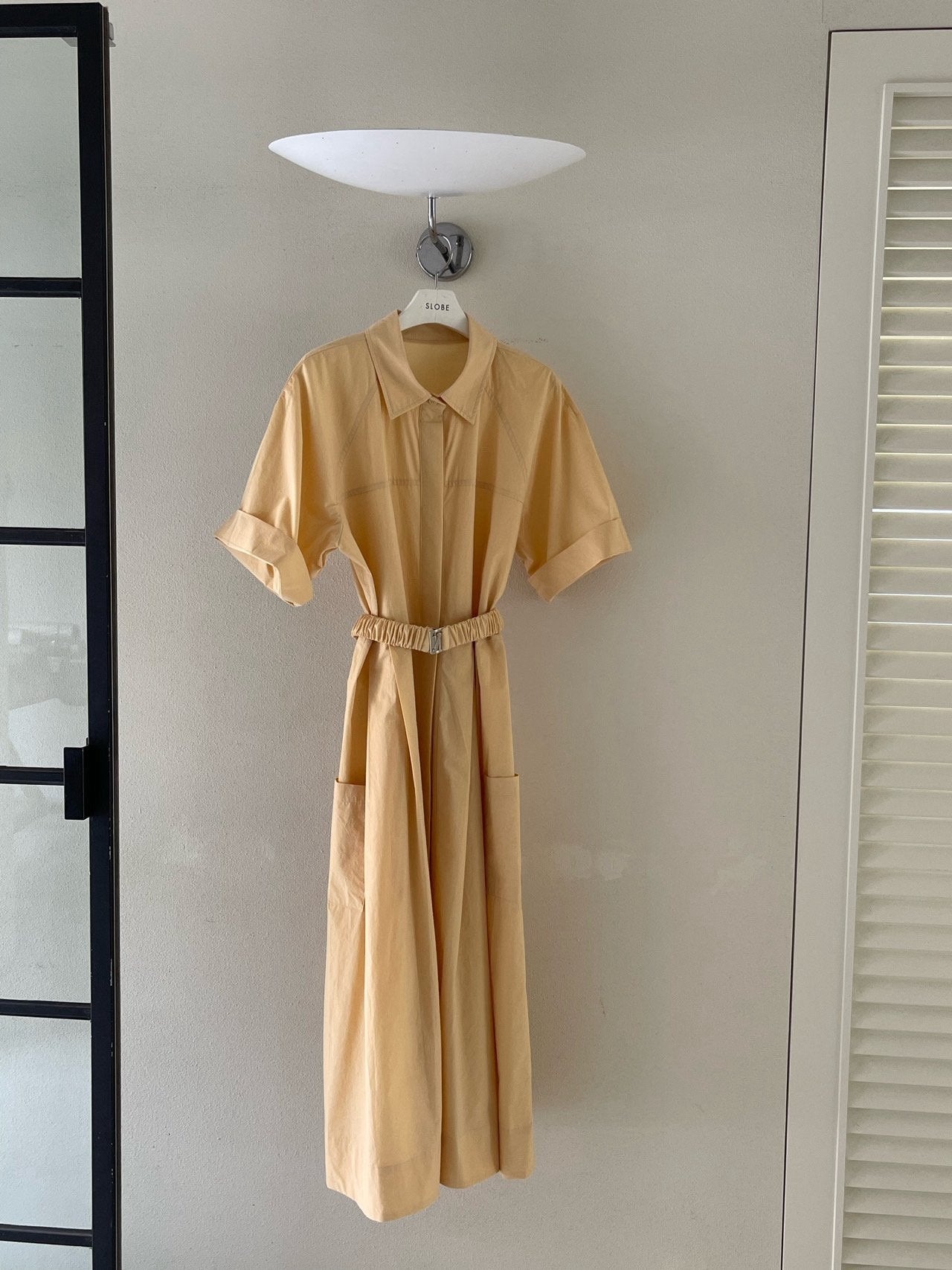 Belted Cotton Shirtdress