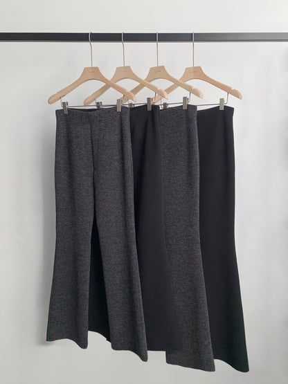 Mink Fleece Lined Knit Pants up