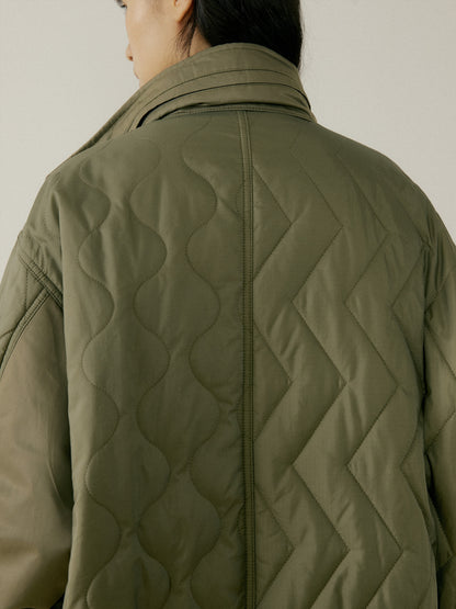 Quilted Military Jacket