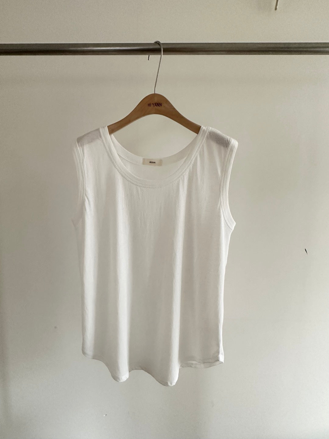 Cotton Scoop Tank Top