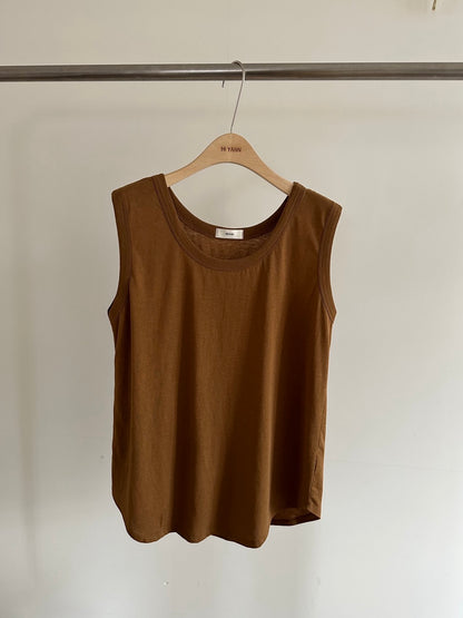 Cotton Scoop Tank Top