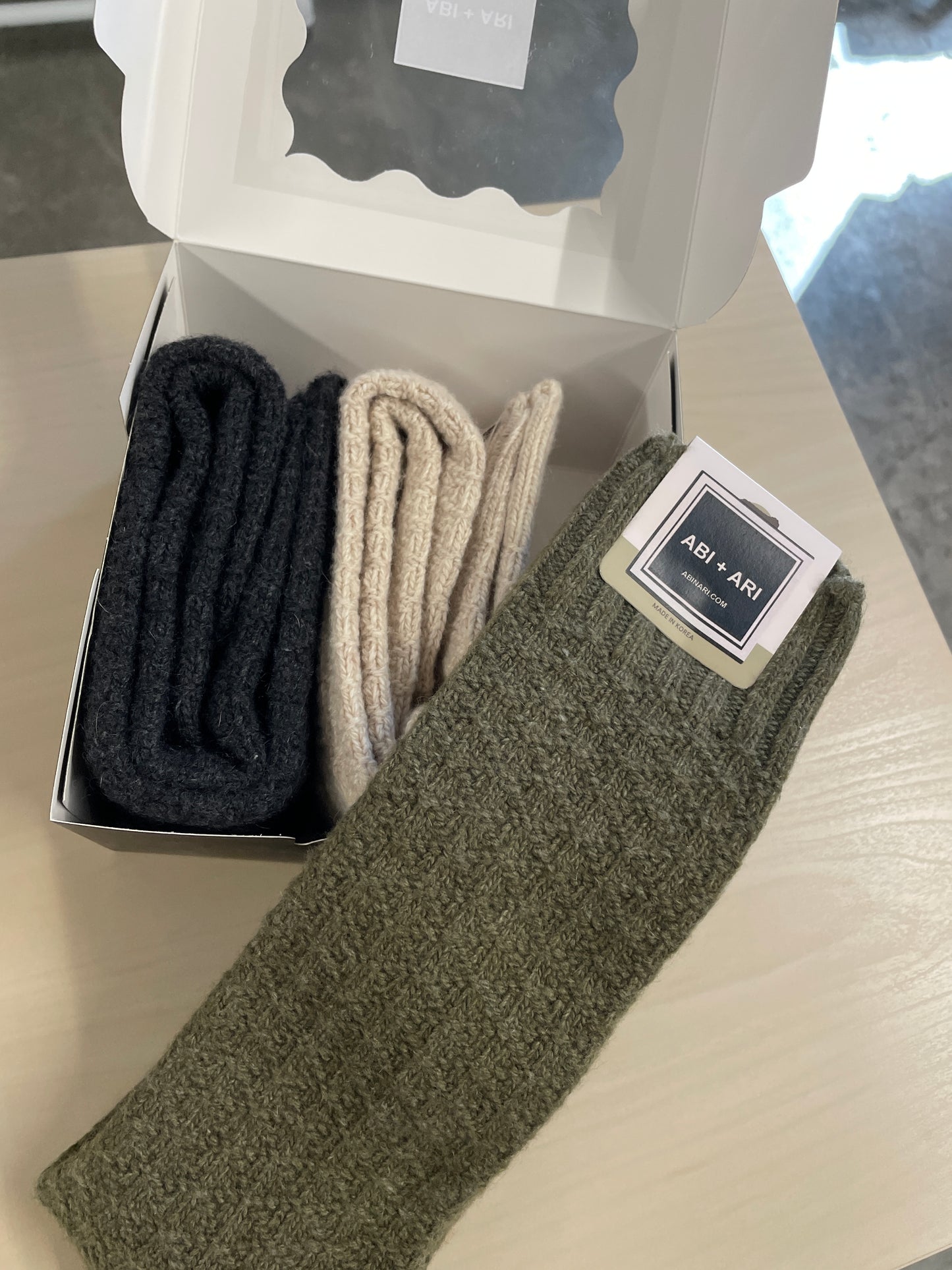 Parker Plush Cashmere Long Socks