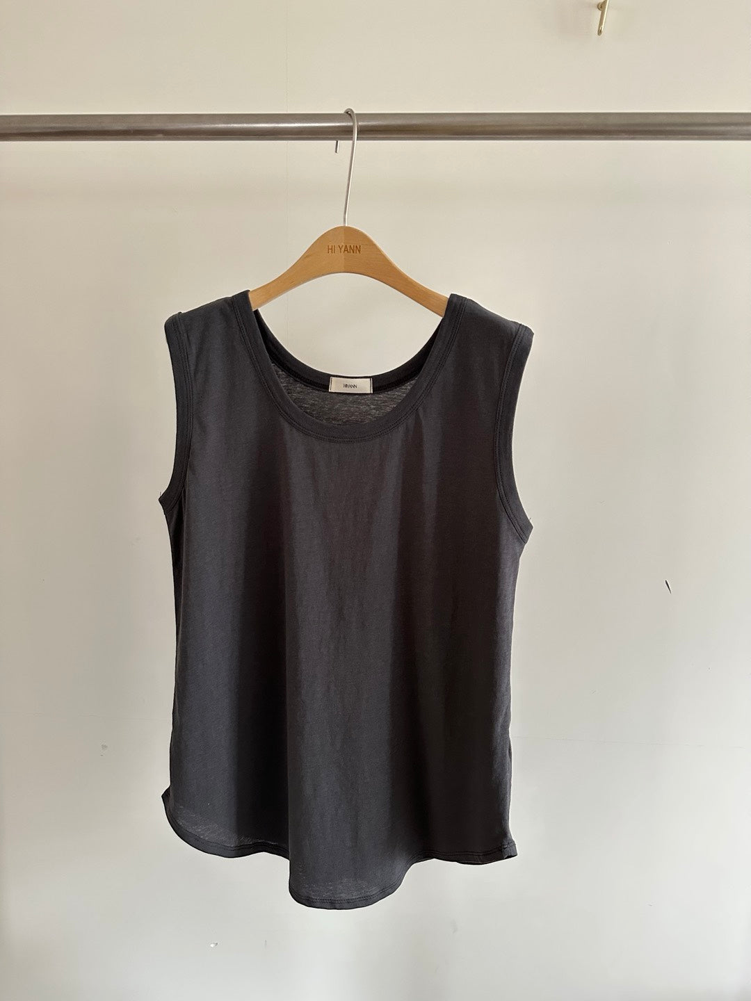 Cotton Scoop Tank Top