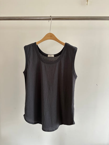 Cotton Scoop Tank Top