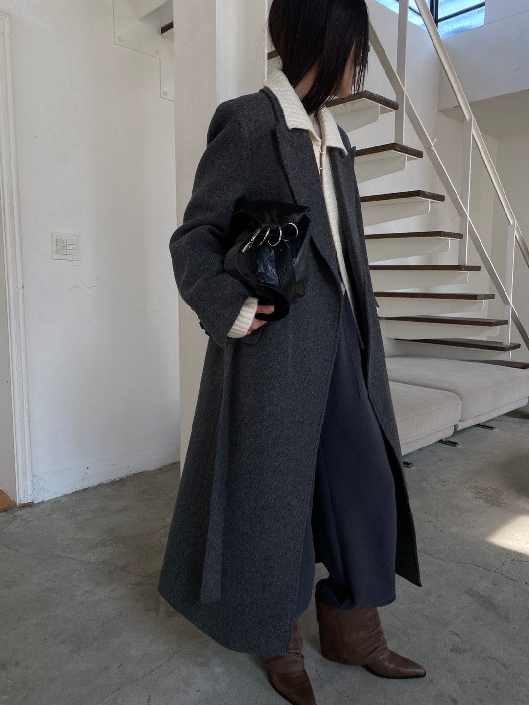 Baby Alpaca / Wool Maxi Coat