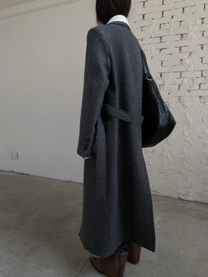 Baby Alpaca / Wool Maxi Coat