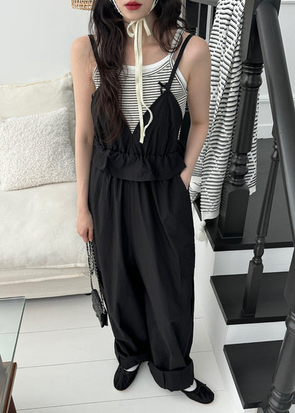 Nylon Cargo Jumpsuit