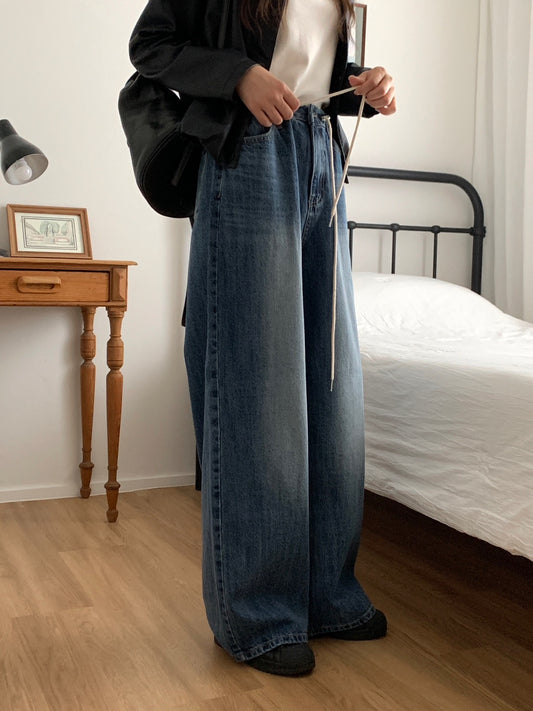 New Wide Denim Pants