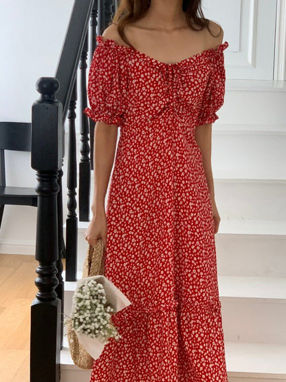 Floral Rayon Midi Dress