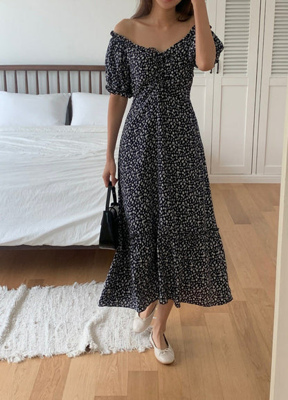 Floral Rayon Midi Dress