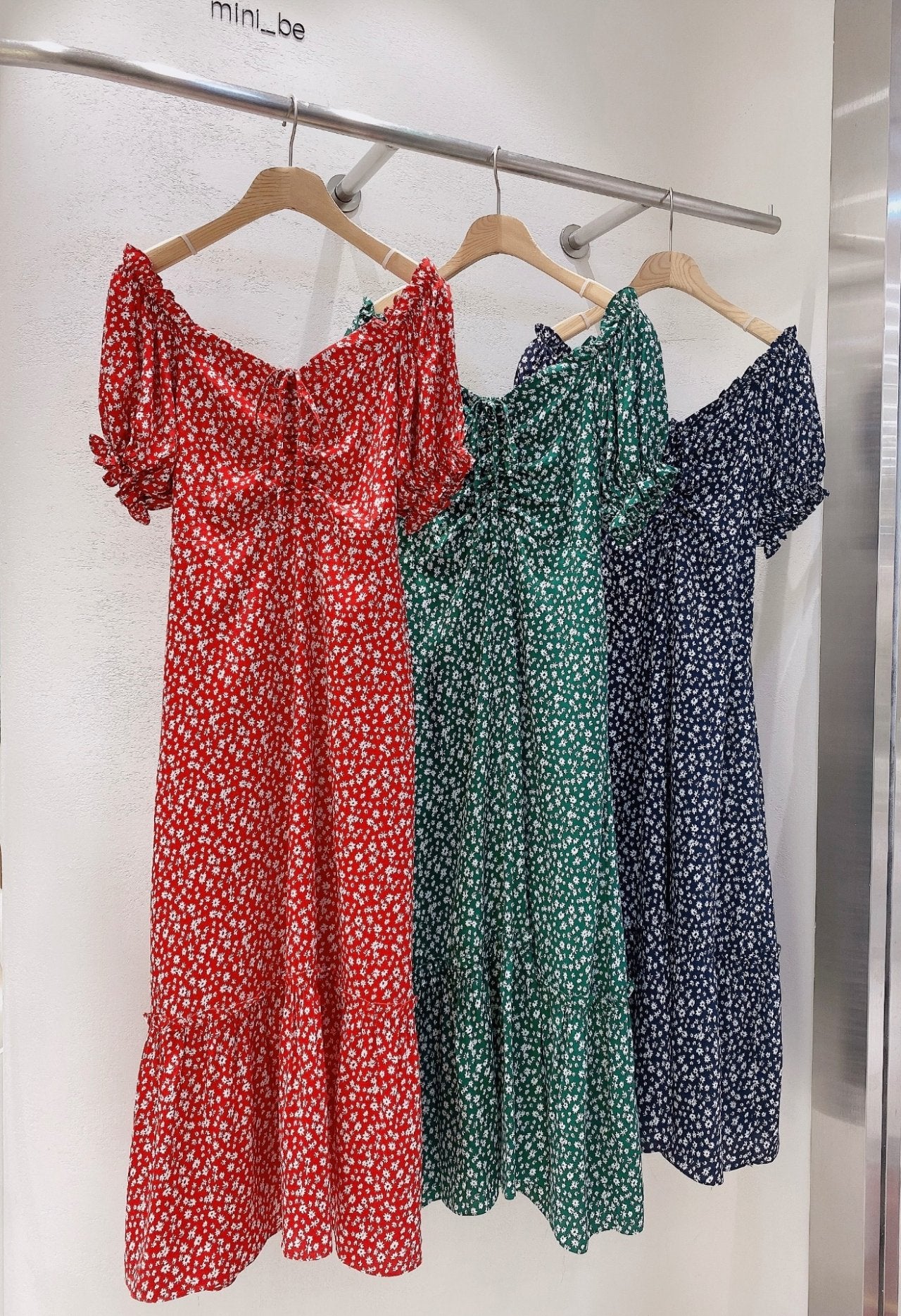 Floral Rayon Midi Dress