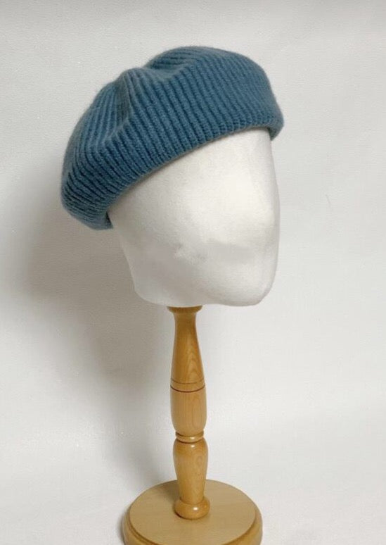 Wool knit Beret