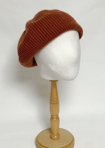 Wool knit Beret