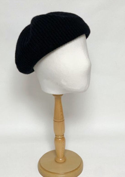 Wool knit Beret