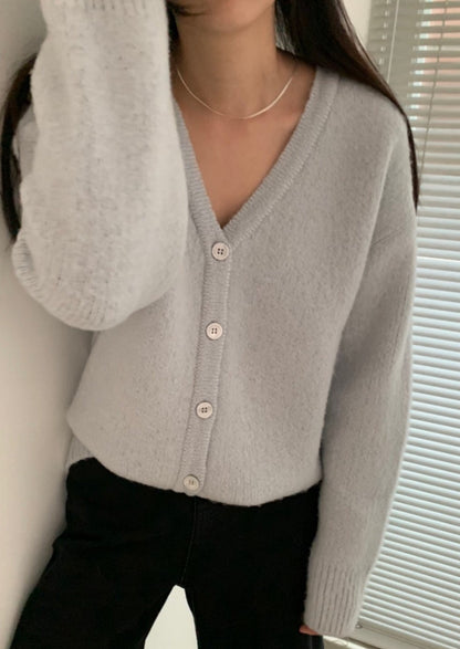 Brushed Wool / Alpaca Cardigan - Best Seller Reorder