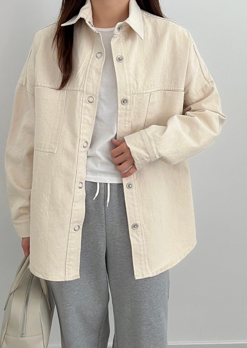 Canvas Shirt Jacket