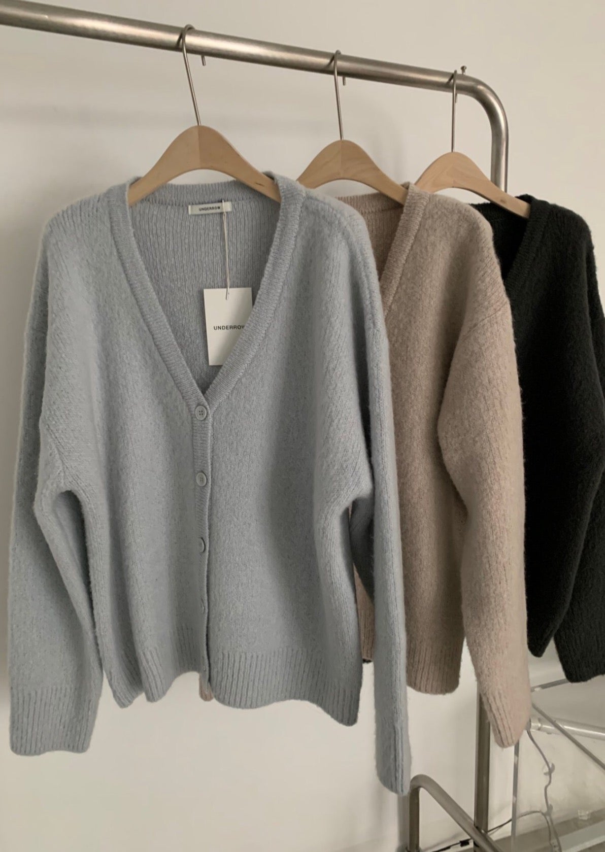 Brushed Wool / Alpaca Cardigan - Best Seller Reorder