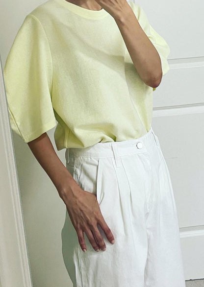 Summer Cotton Twill Pants -relaxed fit