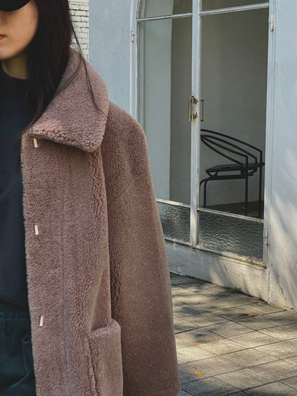 Reversible Eco Shearling coat