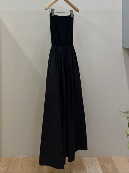 Tube Top Cotton Combo Maxi