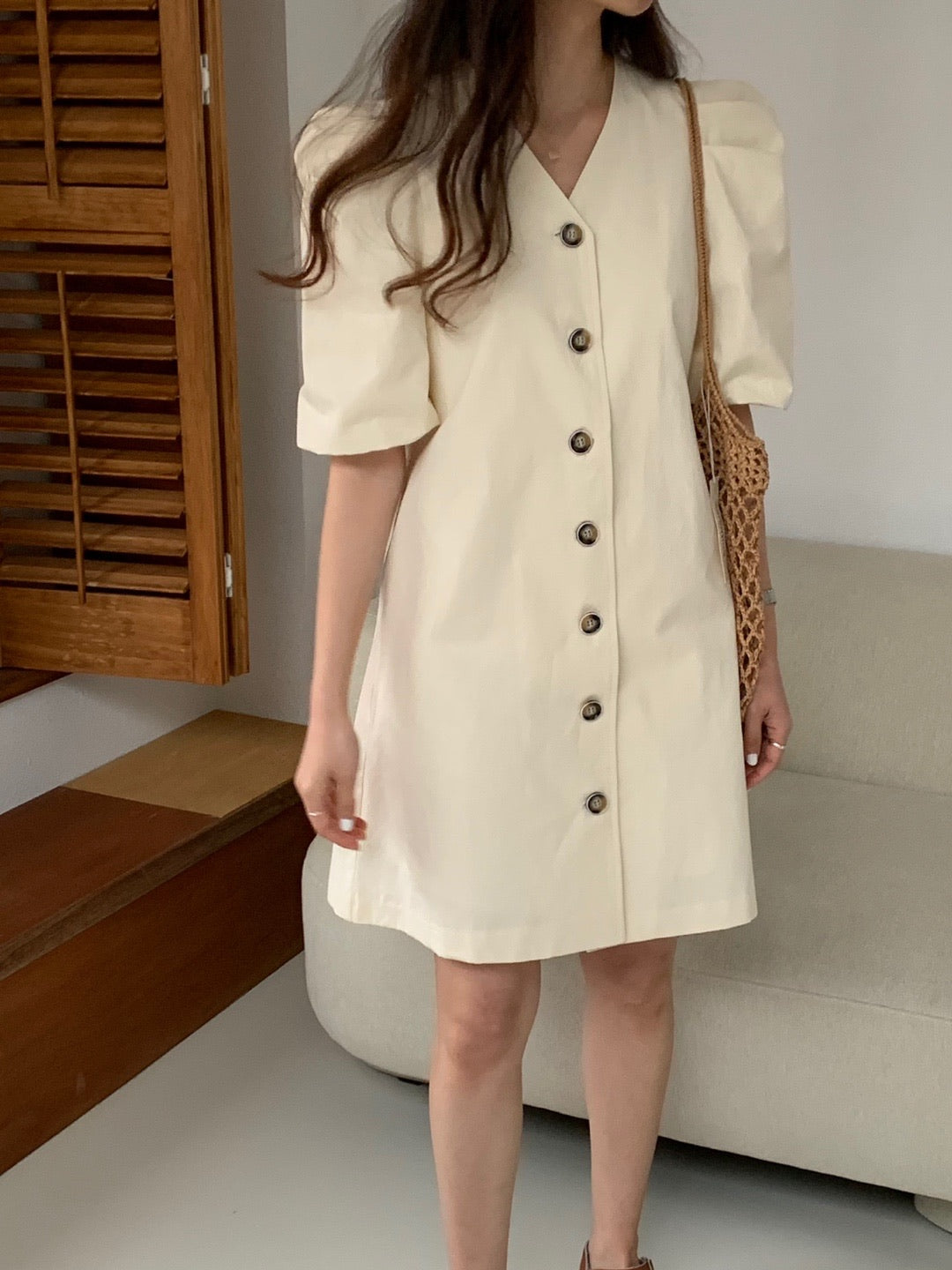 Zoe Button Front dress