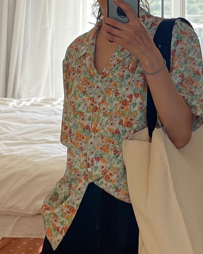 Vintage Floral Shirt