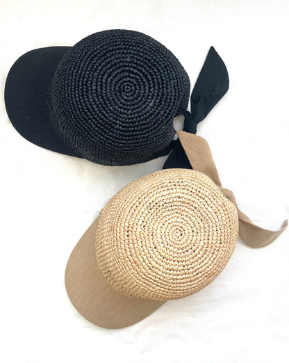 Raffia Ball Cap