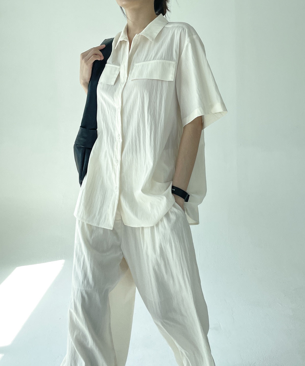 Abi + Ari Collection Loose Nylon Shirt