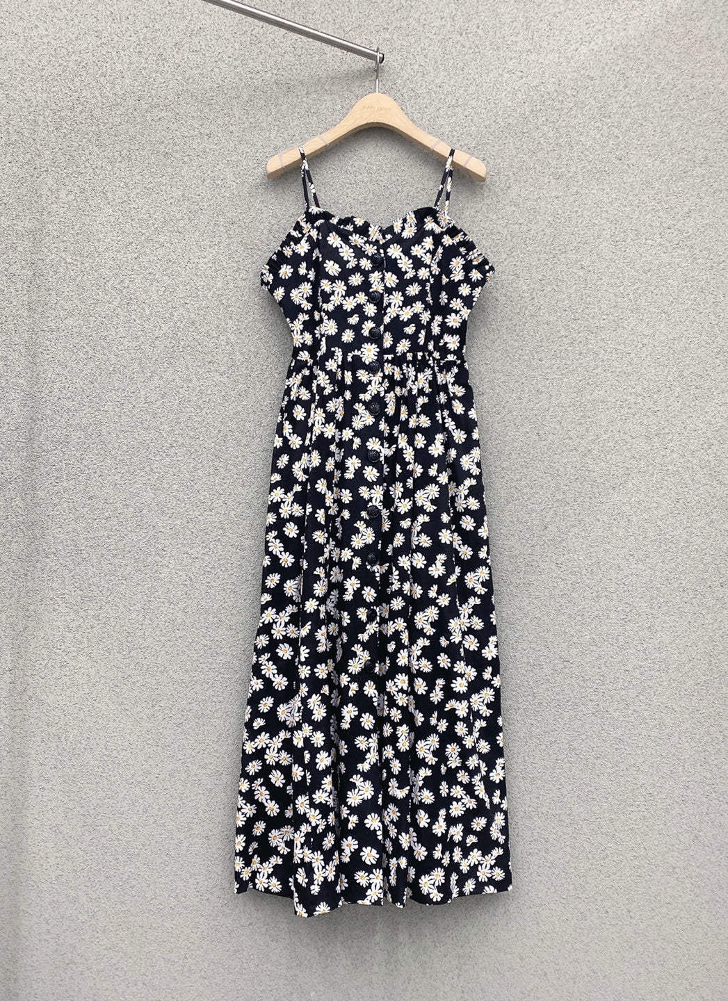 Daisy Buttoned Midi Sun Dress