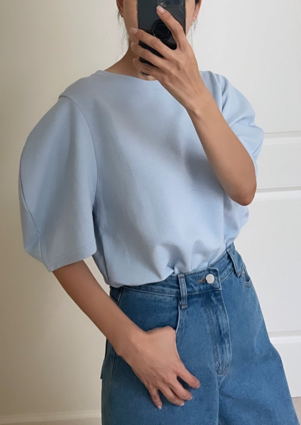 Half Moon sleeves T shirt