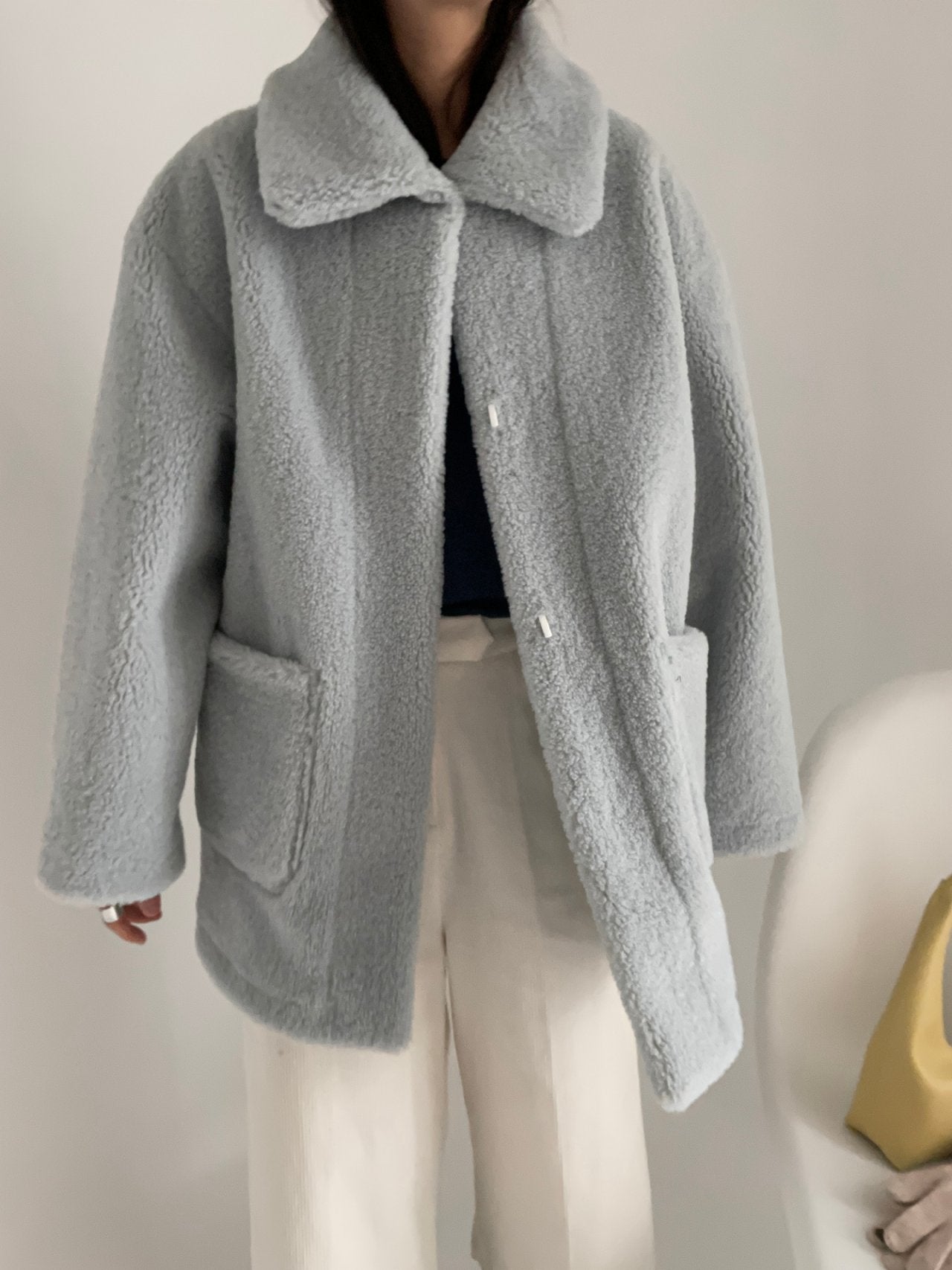 Reversible Eco Shearling coat