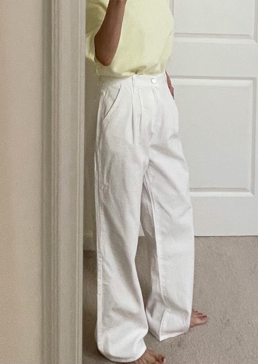 Summer Cotton Twill Pants -relaxed fit