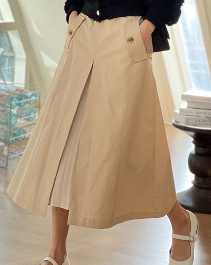 Cotton Twill Skirt