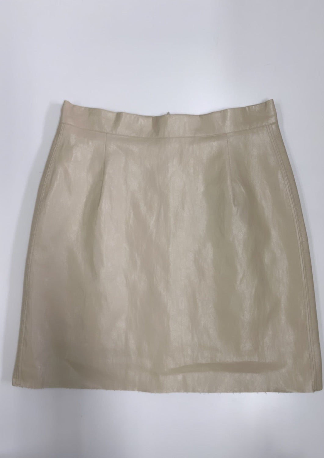 Abi +Ari Collection Vegan Leather Mini Skirt