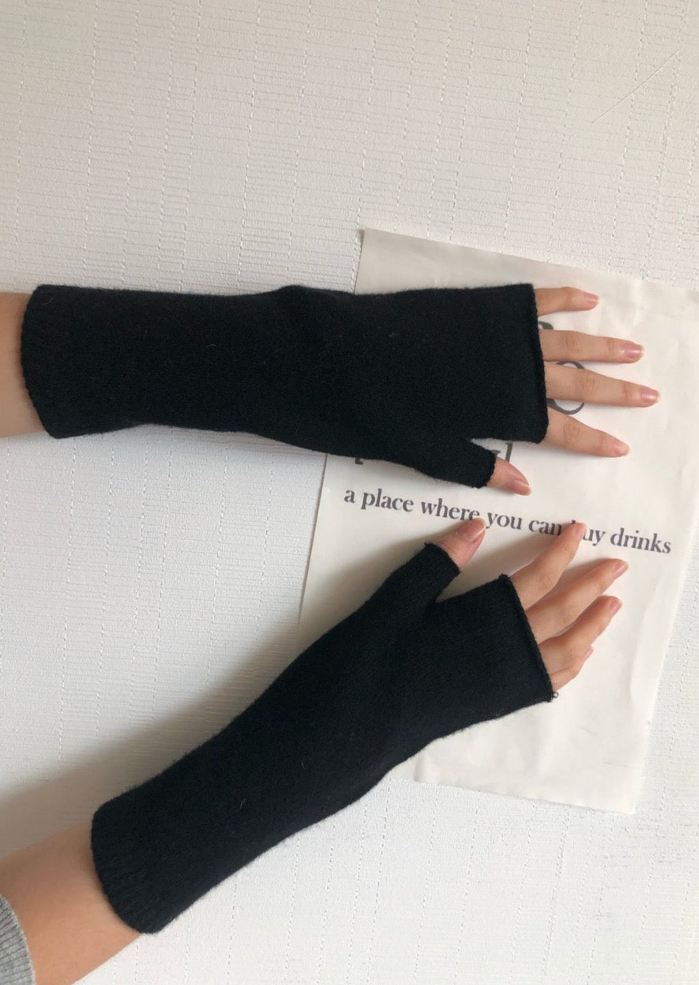 Wool Fingerless Gloves – Abi+Ari