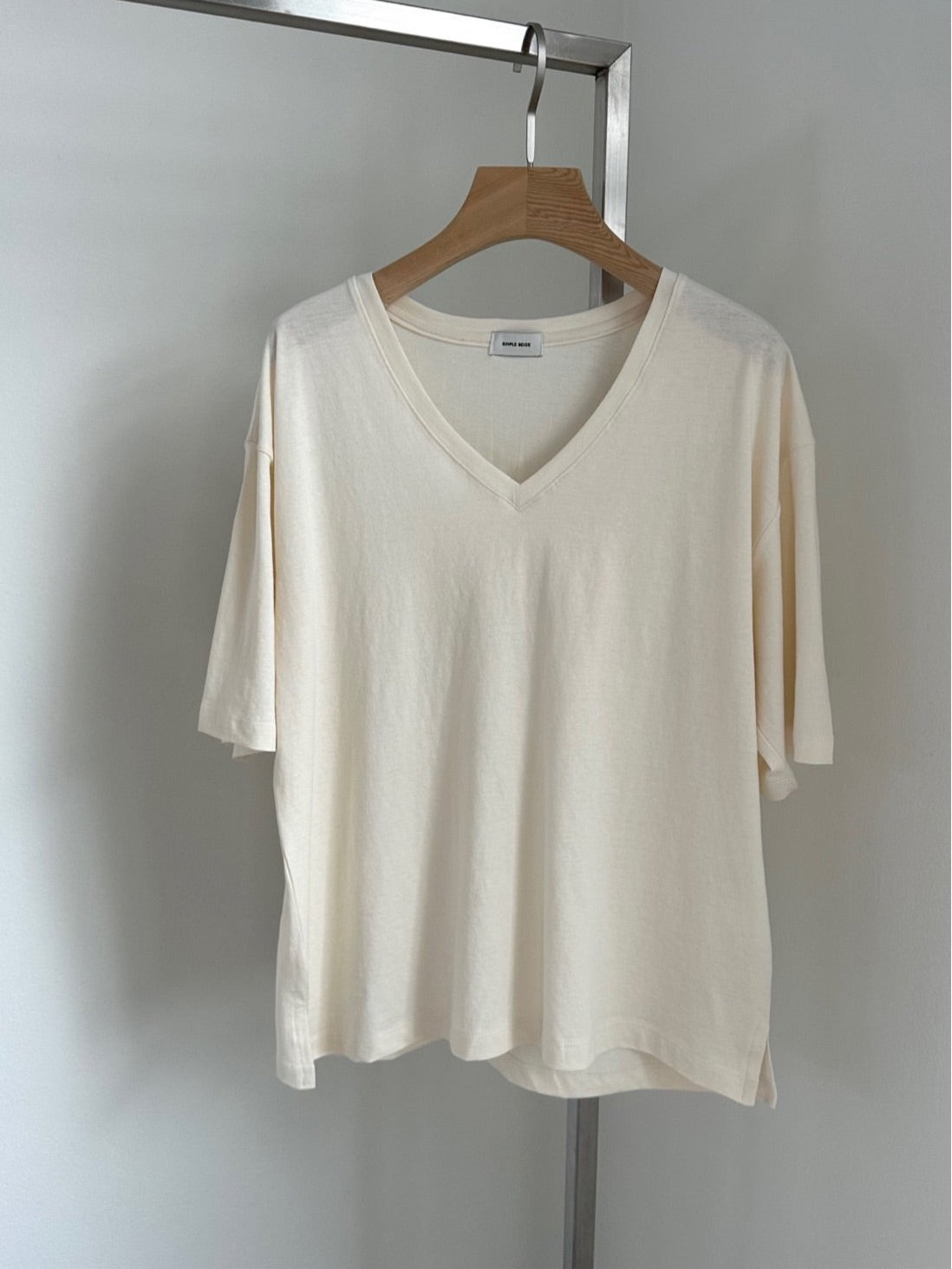 Soft V-neck T-shirt