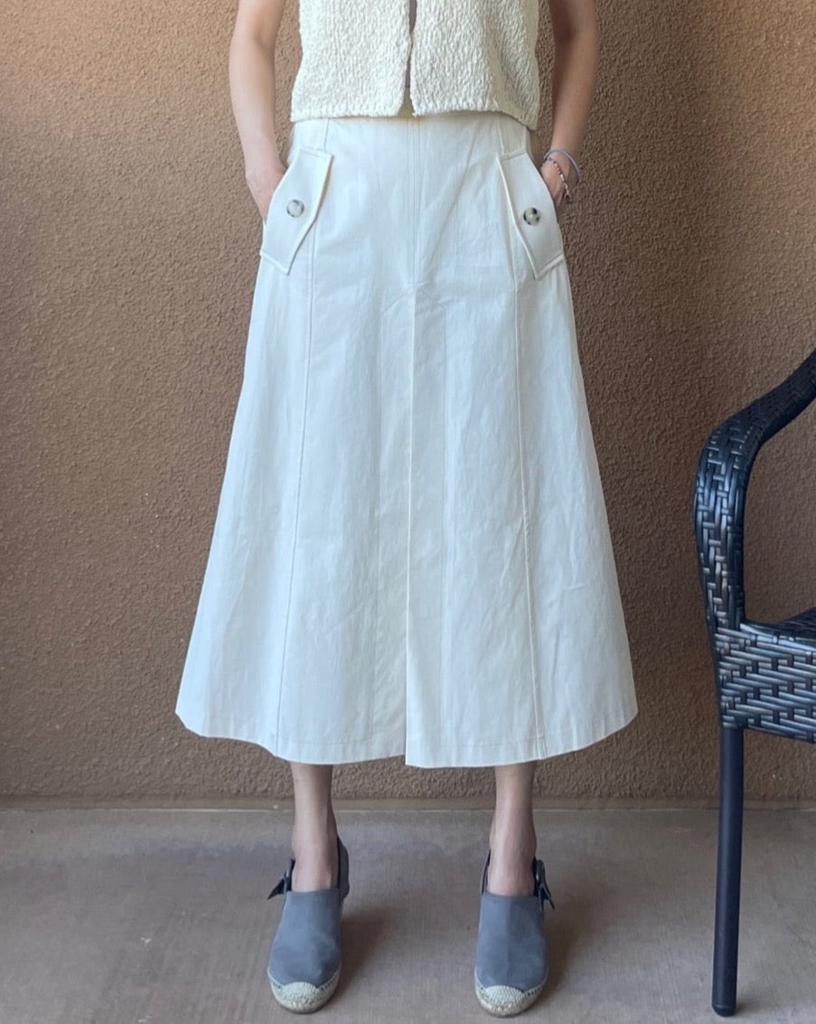 Cotton Twill Skirt