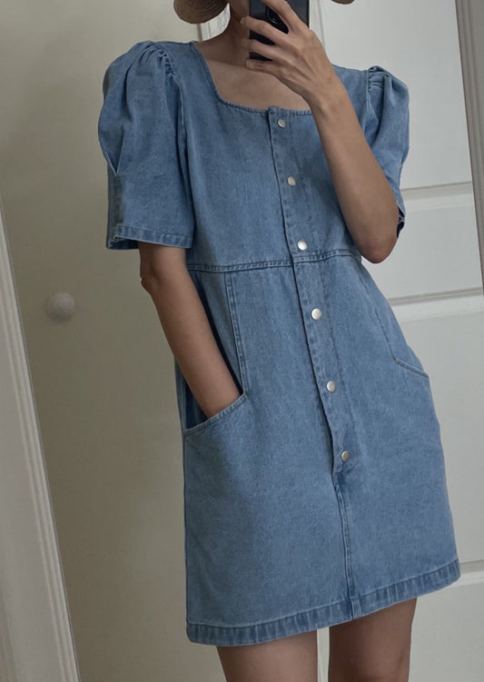 Coco Mini Denim Dress