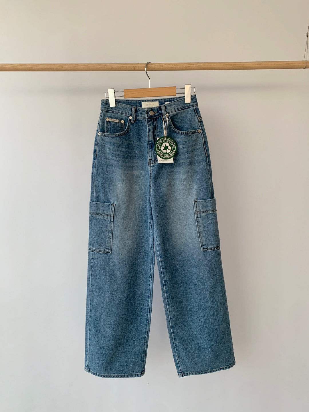 <Recycled>Cargo Wide Denim