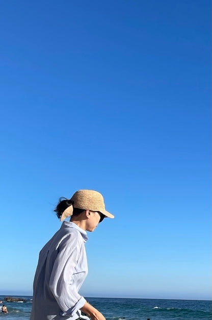 Raffia Ball Cap